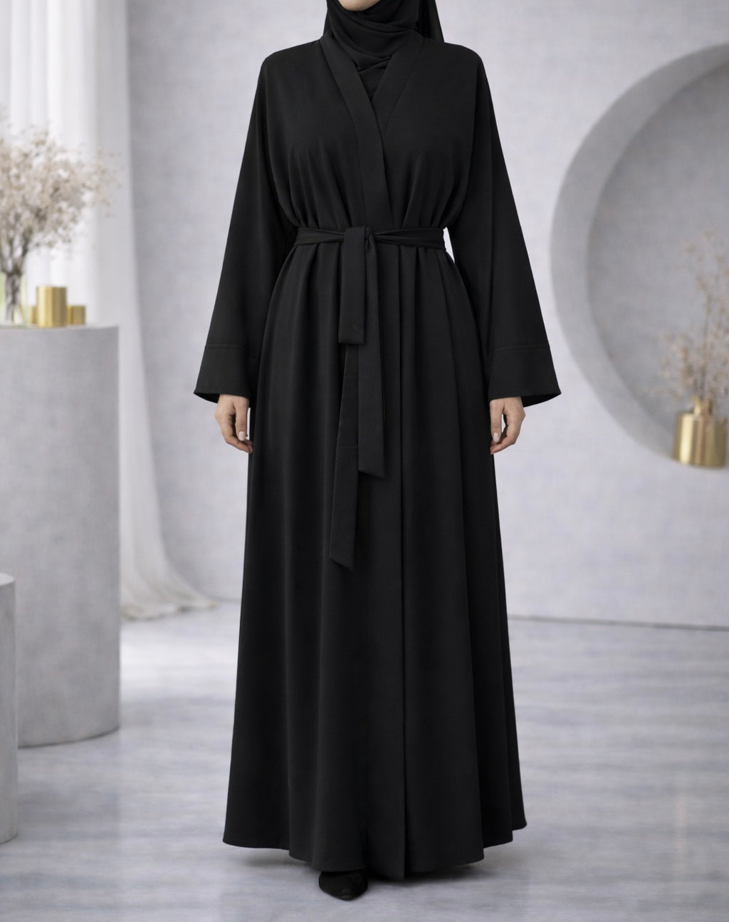 Aaliyah 2.0 abaya- Classic Nidha Open Abayas Wide Sleeve