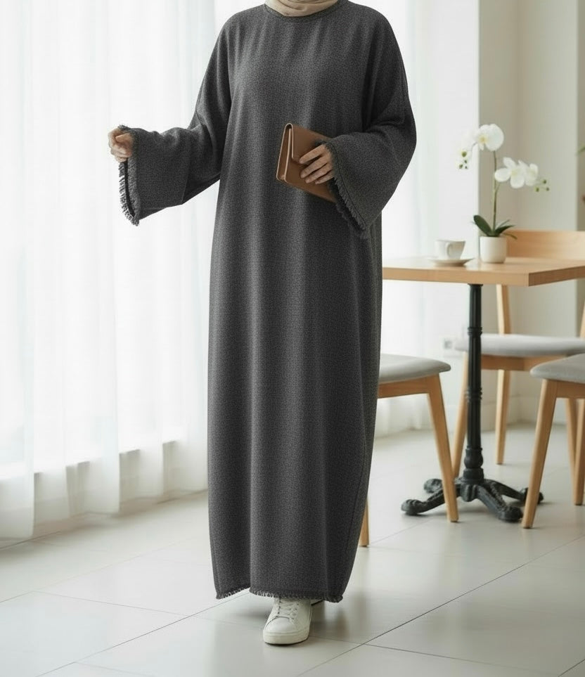 Sumaya Abaya- Linen Abayas With Pockets