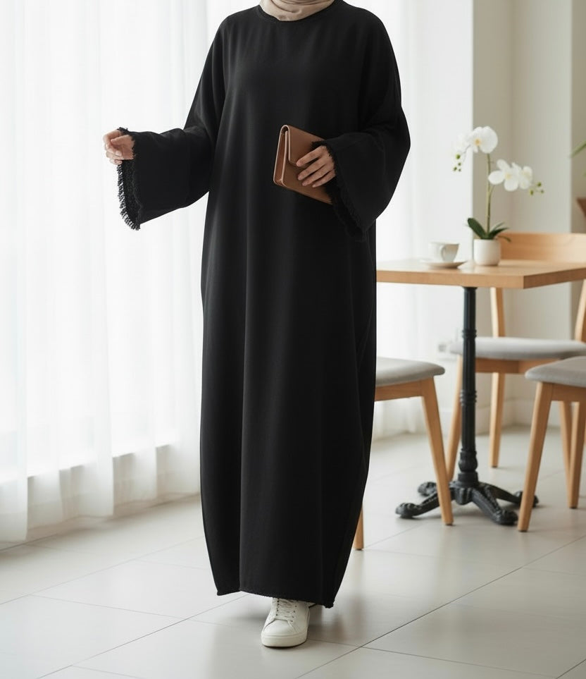 Sumaya Abaya- Linen Abayas With Pockets