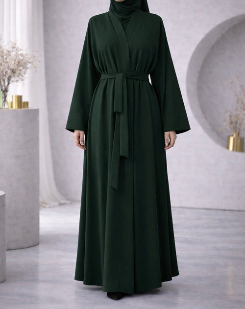 Aaliyah 2.0 abaya- Classic Nidha Open Abayas Wide Sleeve